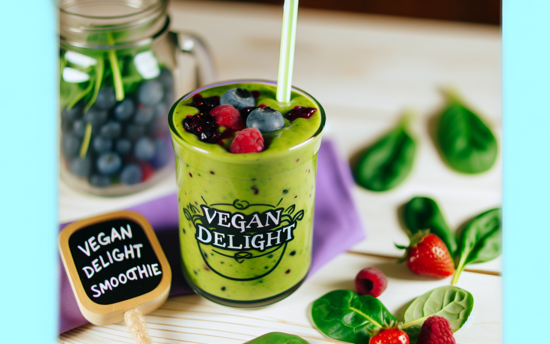 Vegan Delight: Augusta’s Best Smoothie with Fresh Greens & Berries