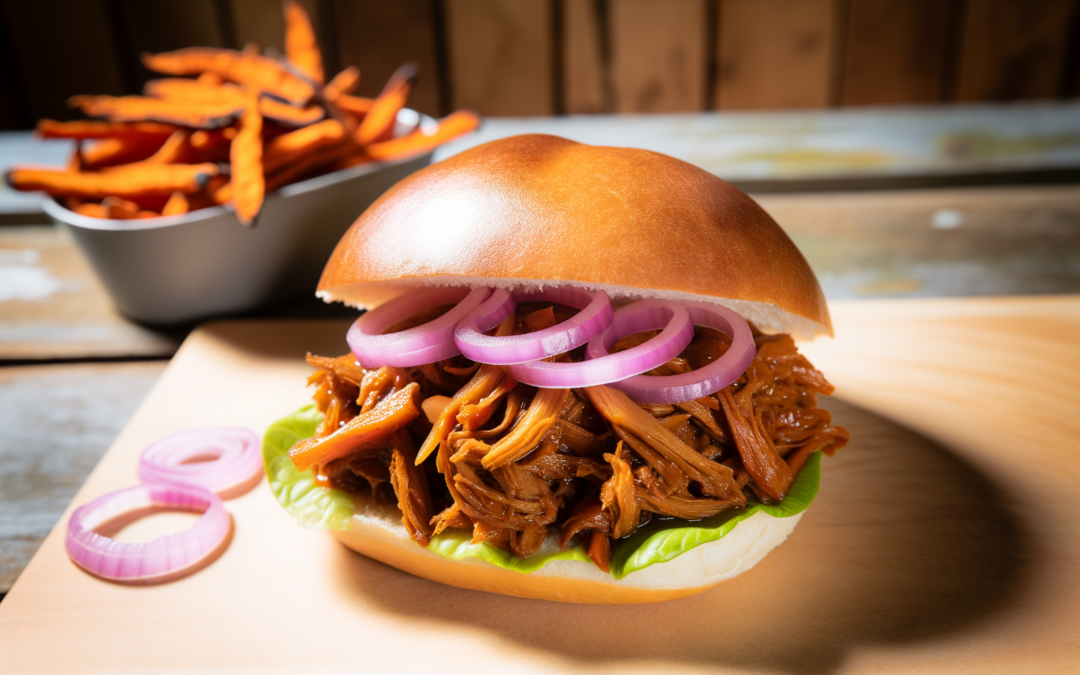 Vegan BBQ Jackfruit Sandwich: A Must-Try at Augusta’s Veggie In Bistro!