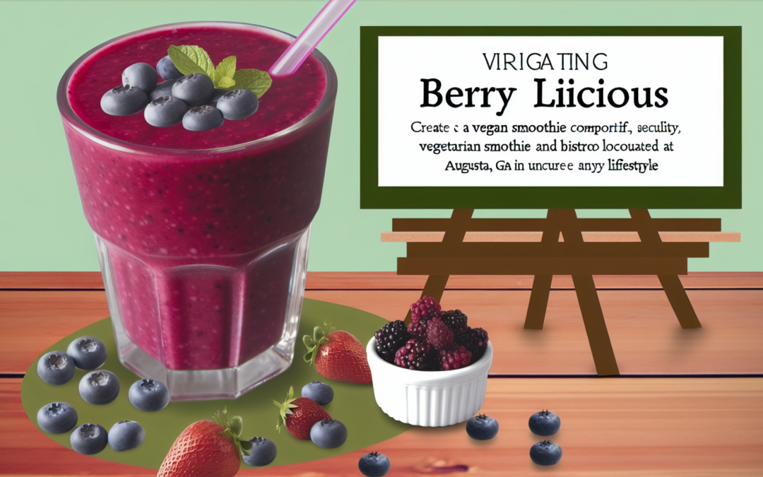 Berry Licious: A Vegan Delight at Veggie In Smoothie Bar & Bistro in Augusta, GA