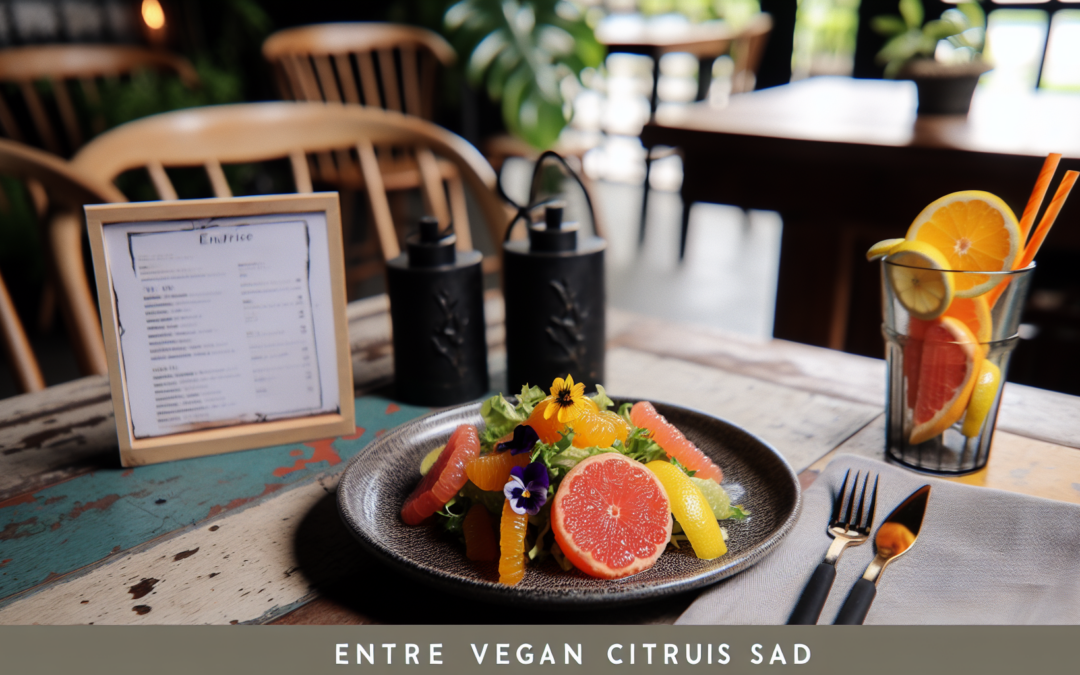 Vegan Citrus Salad: A Refreshing Delight at Veggie In Smoothie Bar & Bistro in Augusta, GA