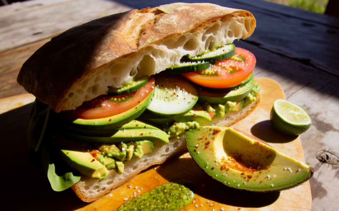 Vegan Avocado Sandwich: A Must-Try at Augusta’s Veggie Smoothie Bar & Bistro!